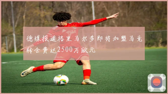 德媒报道格里马尔多即将加盟马竞转会费达2500万欧元